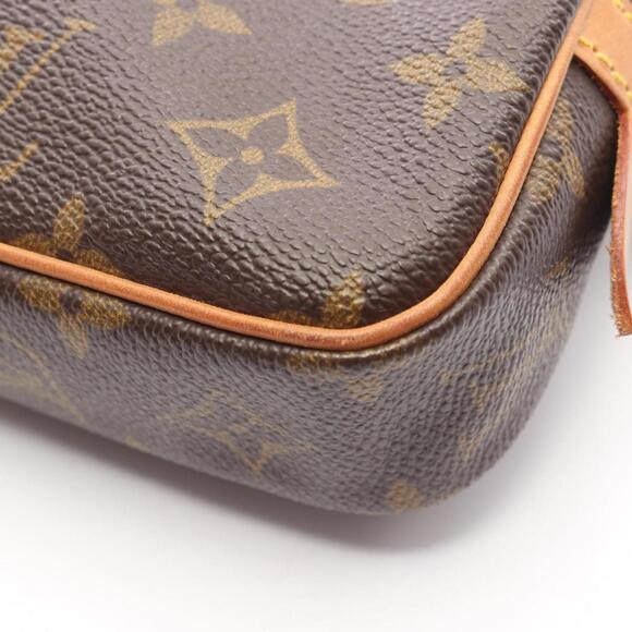 LOUIS VUITTON Brown Monogram Leather Shoulder Bag - Picture 11 of 14